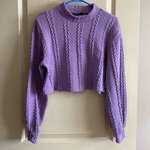 FREE ❗SHEIN Mock Neck Crop sweater